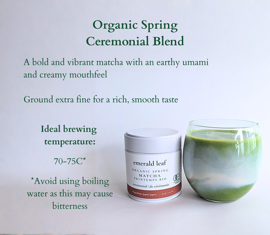Organic Spring Ceremonial Grade Kagoshima Matcha