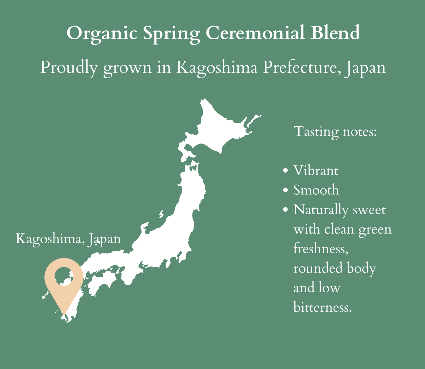 Organic Spring Ceremonial Grade Kagoshima Matcha